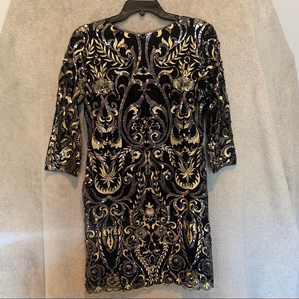 Black TFNC sequin cocktail dress